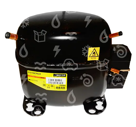 kompresor SECOP / DANFOSS SCE18CNLX, LBP- R290, 220-240V, 50Hz